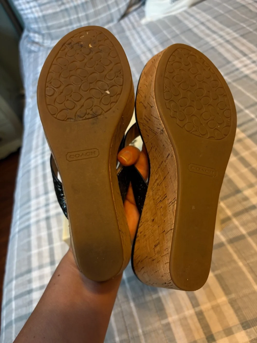 COACH  wedge sandals